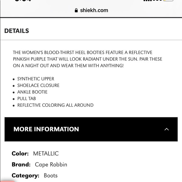 NEW WITH BOX Cape Robbins Blood Thirst Boots - Picture 14 of 14